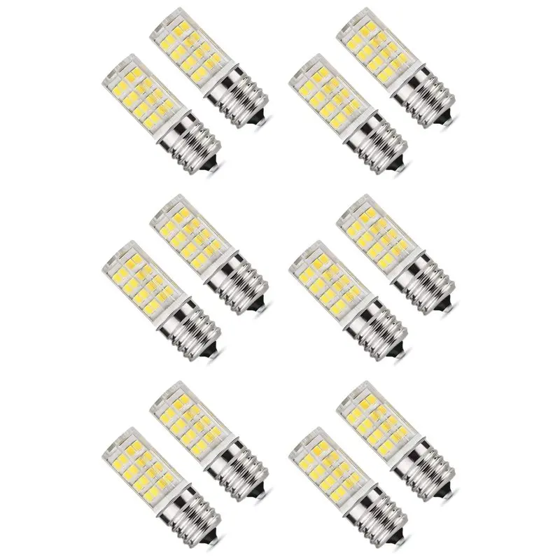 【electronic-accessories】12-pack-4w-dimmable-led-e17-microwave-oven-bulb-daylight-6000k-40w-halogen-equivalent-light-e