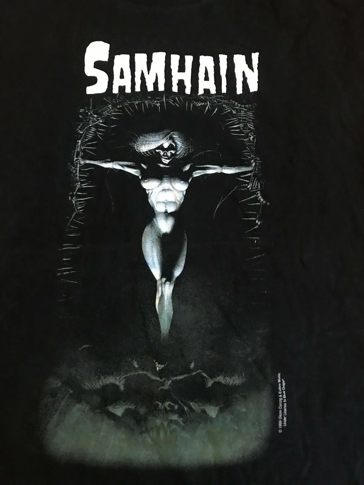 90s Samhain vintage Danzing Black Unisex T-Shirt S-234XL NL1291