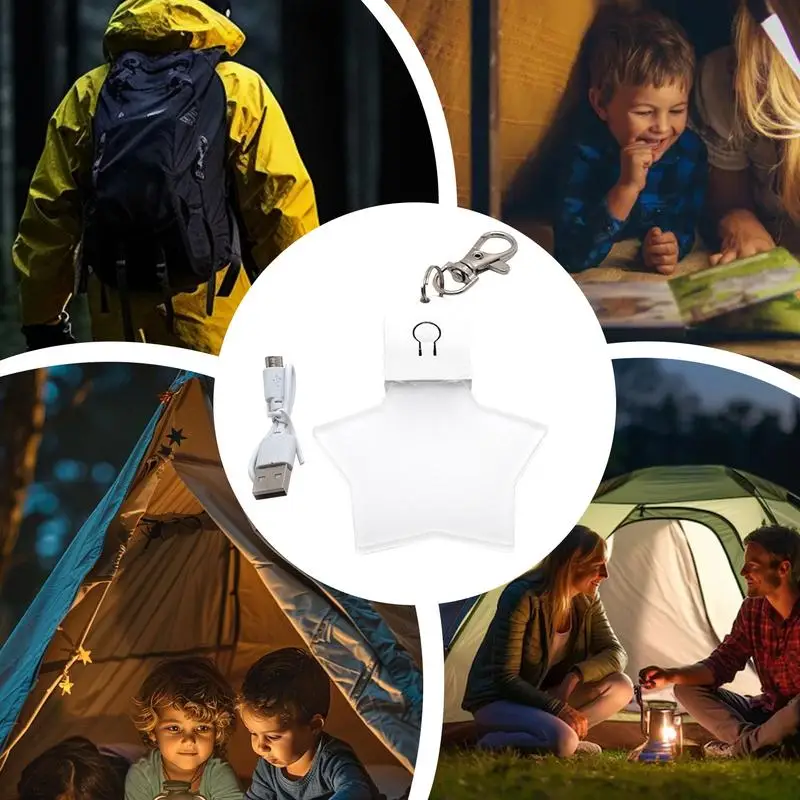 1 قطعة Led سلسلة مفاتيح مصنوعة من الأكريليك فارغة قابلة للشحن RGB الملونة ليلة ضوء مفتاح قلادة مصباح الزفاف عيد ميلاد ديكور Diy بها بنفسك هدية حلقة رئيسية