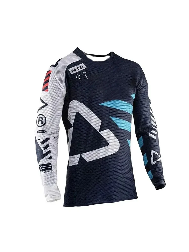 AliExpress NONE Men Downhill Suit Cycling Top Mountain Bike Mtb Motocross Motorcycle Jersey Sports Wear Breathable Quick Dry off Road Riding