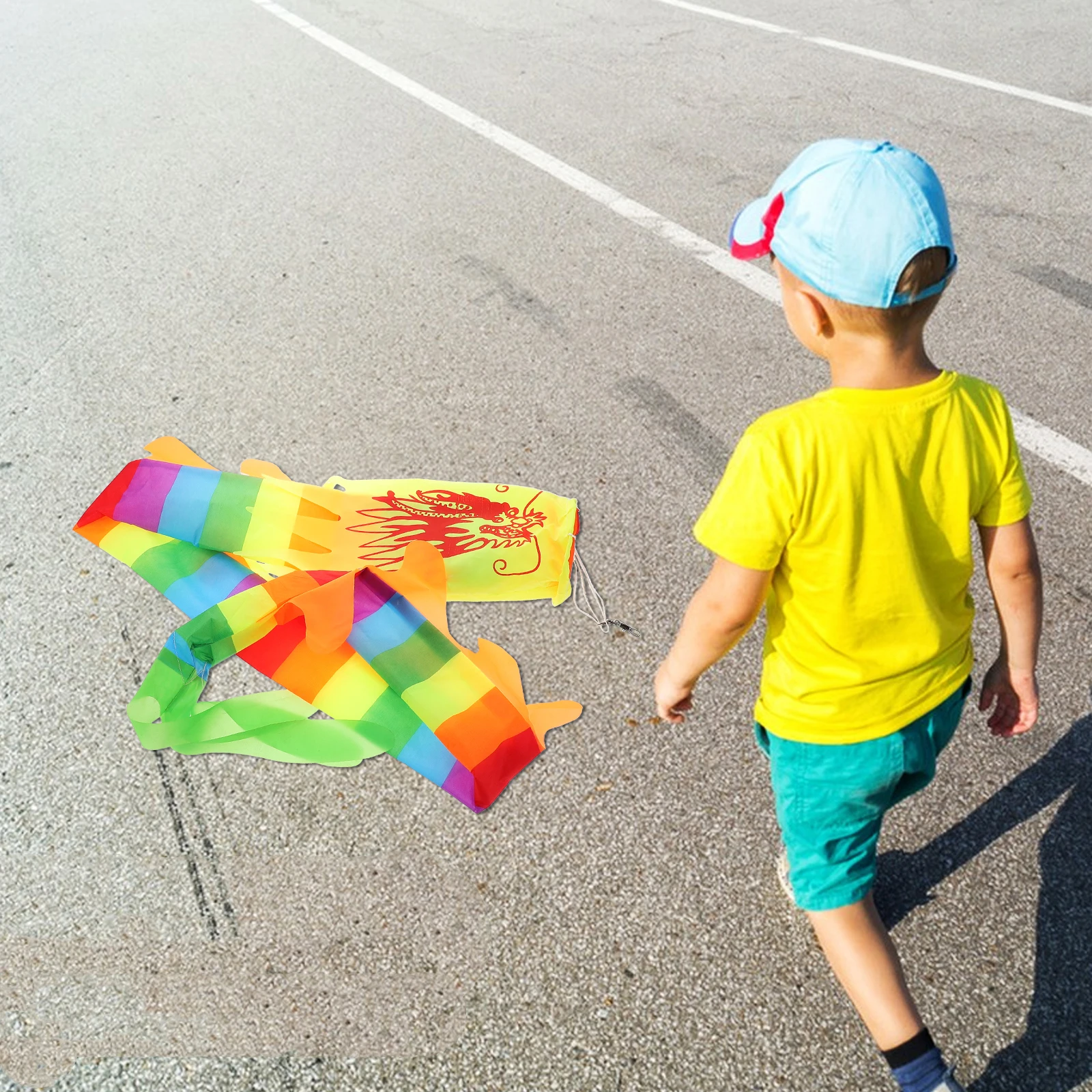 

1pc Dragon Ribbon Vibrant Dance Streamer Outdoor Festival Performance Shaking Exercise Prop Chinese New Year