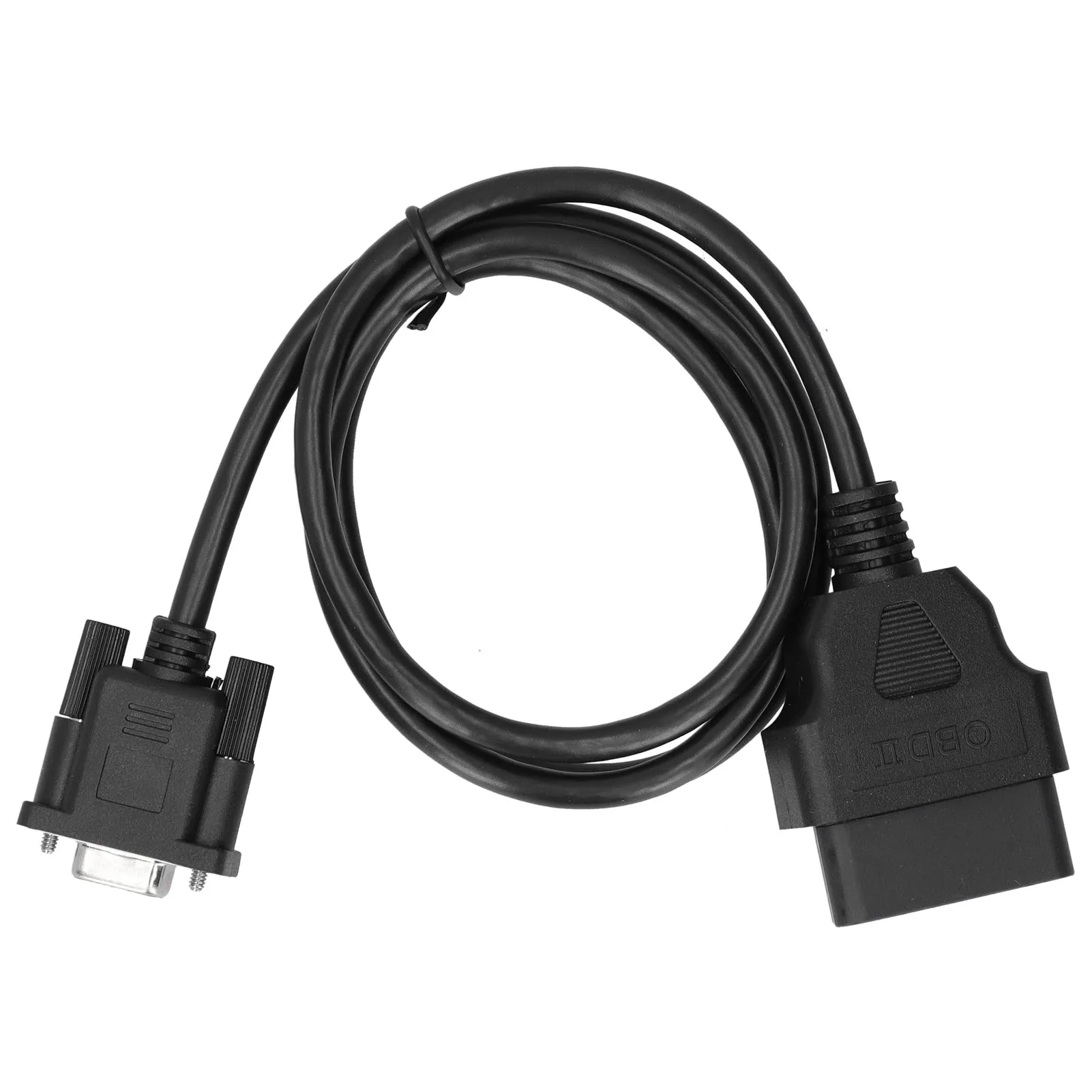 Adaptador da relação diagnóstica do carro, 16Pin a RS232, DB9, conector do cabo de extensão, diagnóstico automático