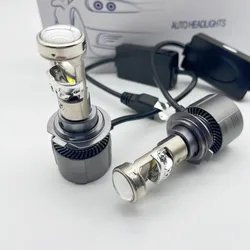 80W canbus Autokoplamp Mini Lens H11 H7 LED Projector Lamp 3000K 4300K 6000K 20000LM 12V Auto Motor Mini Lens Koplamp