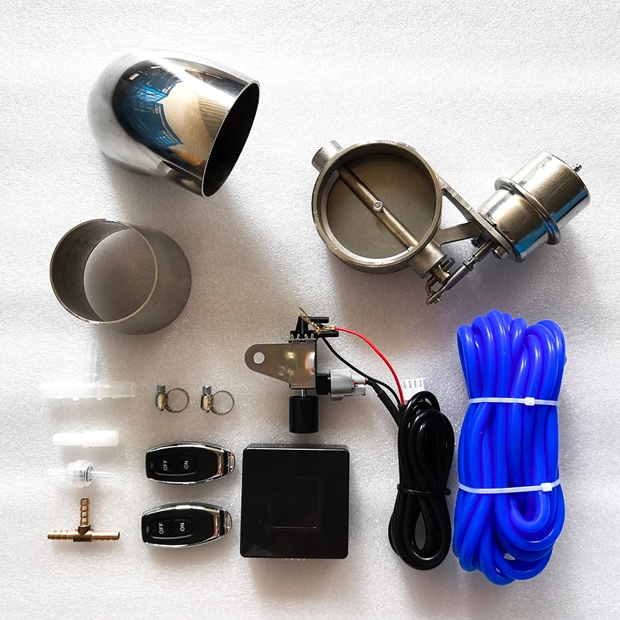 

Vacuum Pump Air Exhaust Control Valve Quick Changed Sounds 2.0 To 3.5 Inch Cutouts Adjustable By Remote Conroller