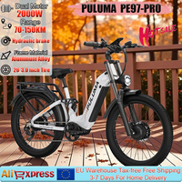PULUMA PE97-PRO E-Bike 2000W Dual Motor 48V20AH All-Terrain Mountain Electric Bicycle 26*3.0 Tire Hydraulic Brake Electric Bike