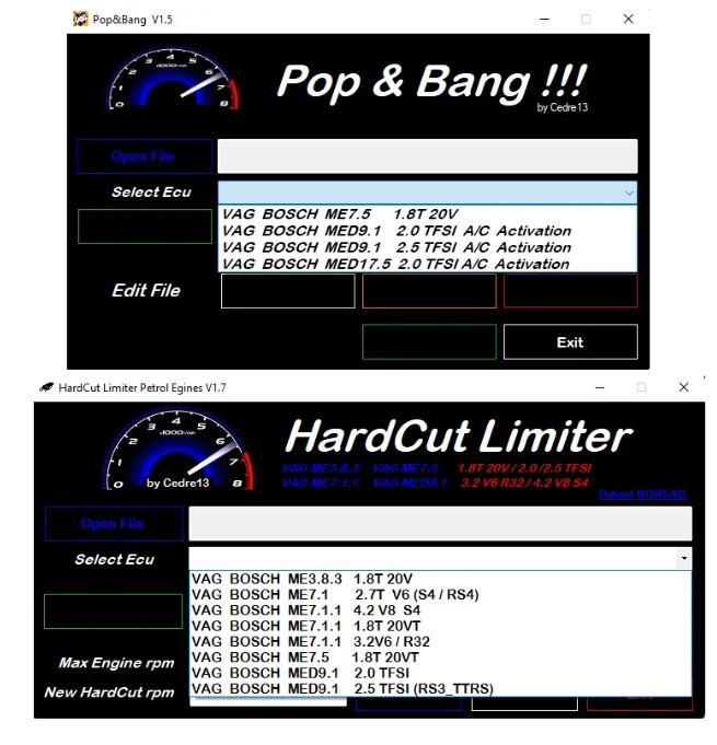 2022 Newest HardCut Limiter Diesel + Petrol Engines + Pop&Bang Software 3 IN 1 PACKAGE