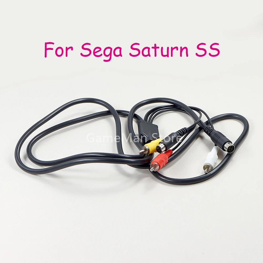 

20pcs Gold Plated/Nickle Plated Plug Audio Video AV Cable For SEGA Saturn SS System Console S-Video S-AV Cable