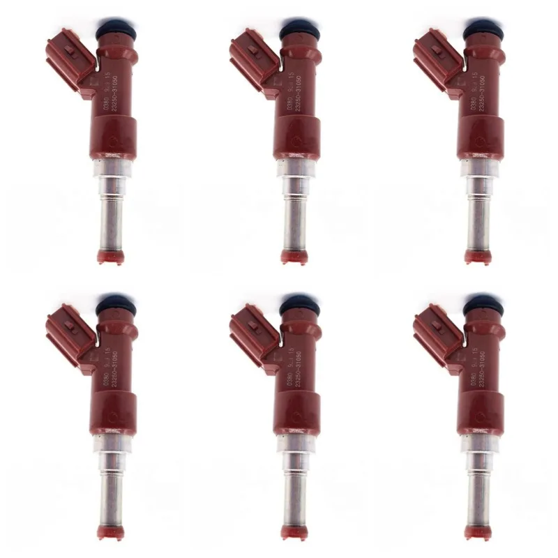 

6PCS 23250-31050 23209-31050 23250-0P040 Fuel Injectors For Toyota Avalon Camry Highlander RAV4 Sienna Venza Lexus ES350 3.5L