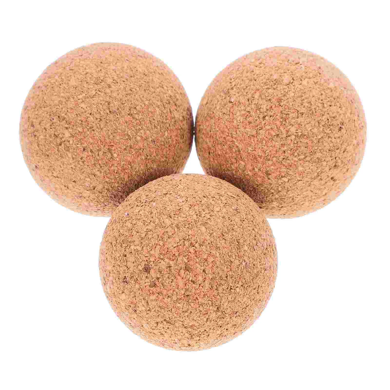 3 Pcs Table Soccer Wear-resistant Mini Balls Footballs Foosball Replaceable Wood Replacement Parts