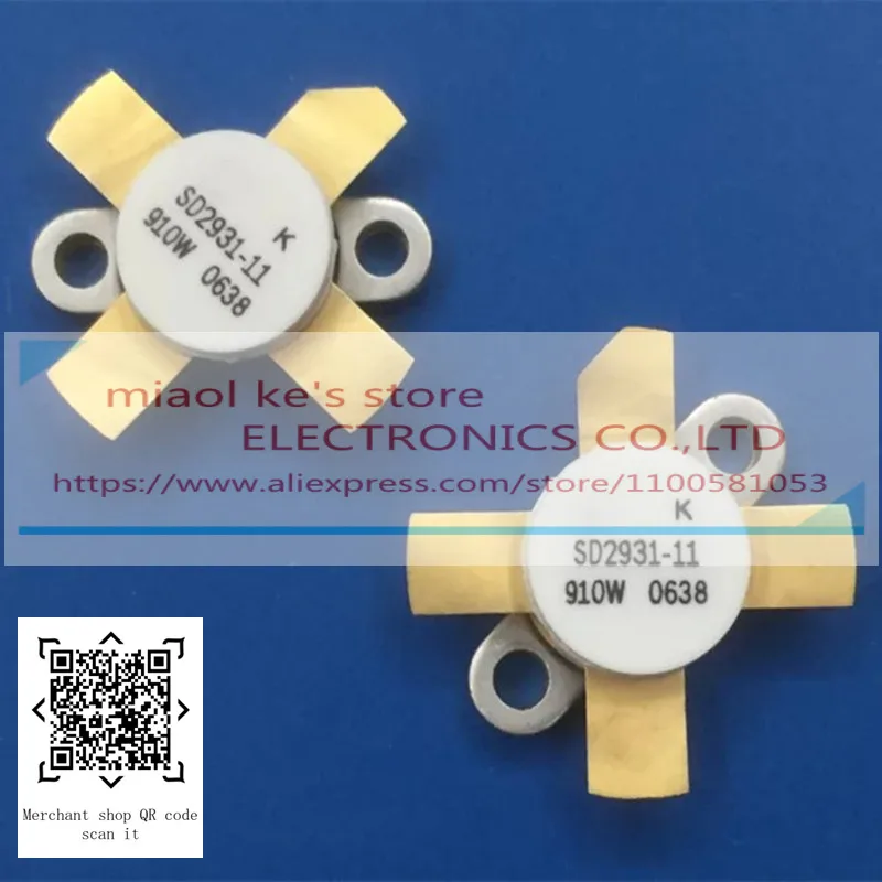 

100%Original: SD2931-11 SD2931 11 - RF power transistors HF/VHF/UHF N-channel MOSFETs [ 50V 175MHz 150W M174 ]