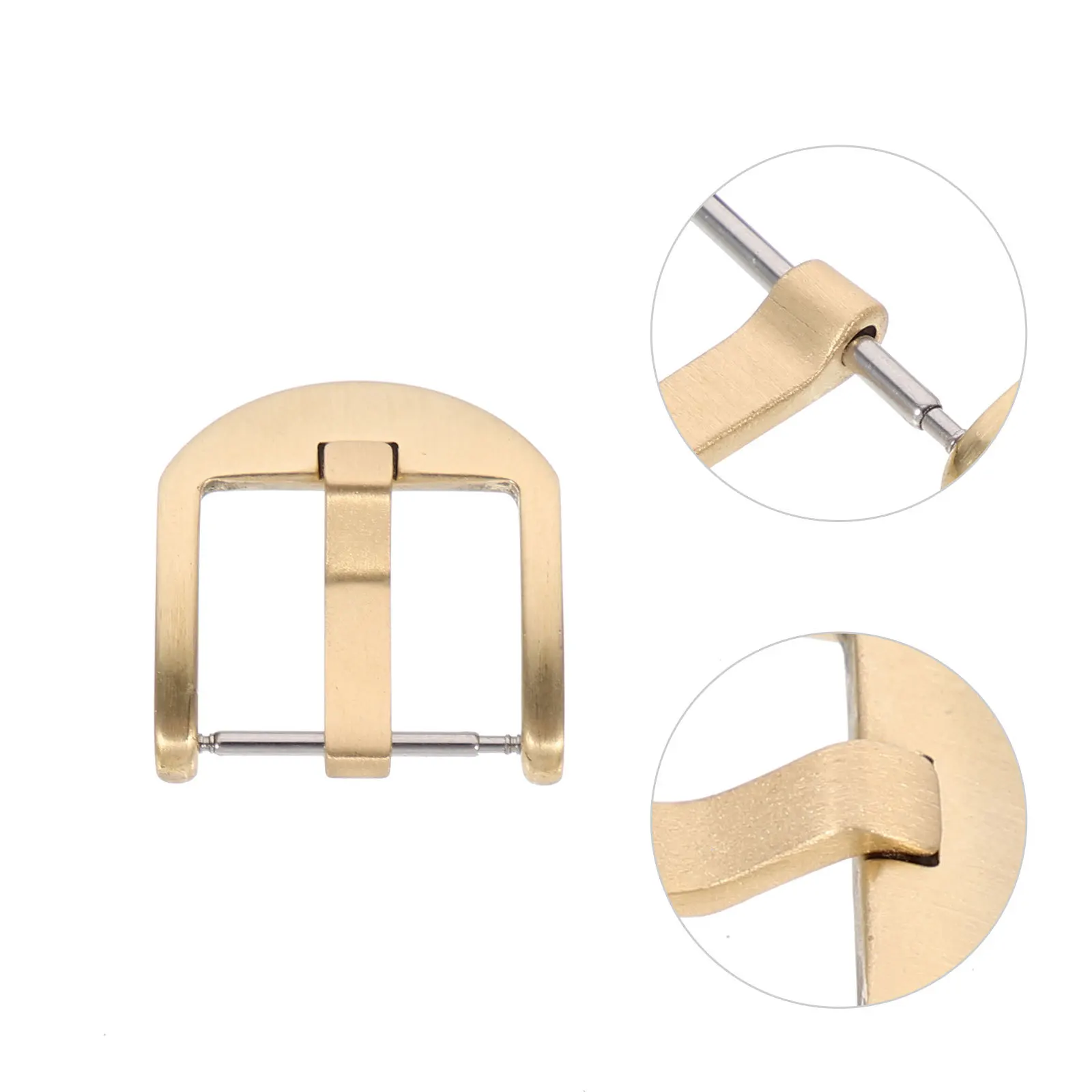 

High Quality Pure Copper Watch Buckle Wear-Resistant Replaceable Watchband Clasp Professional Watch Clasp Watchband Buckle