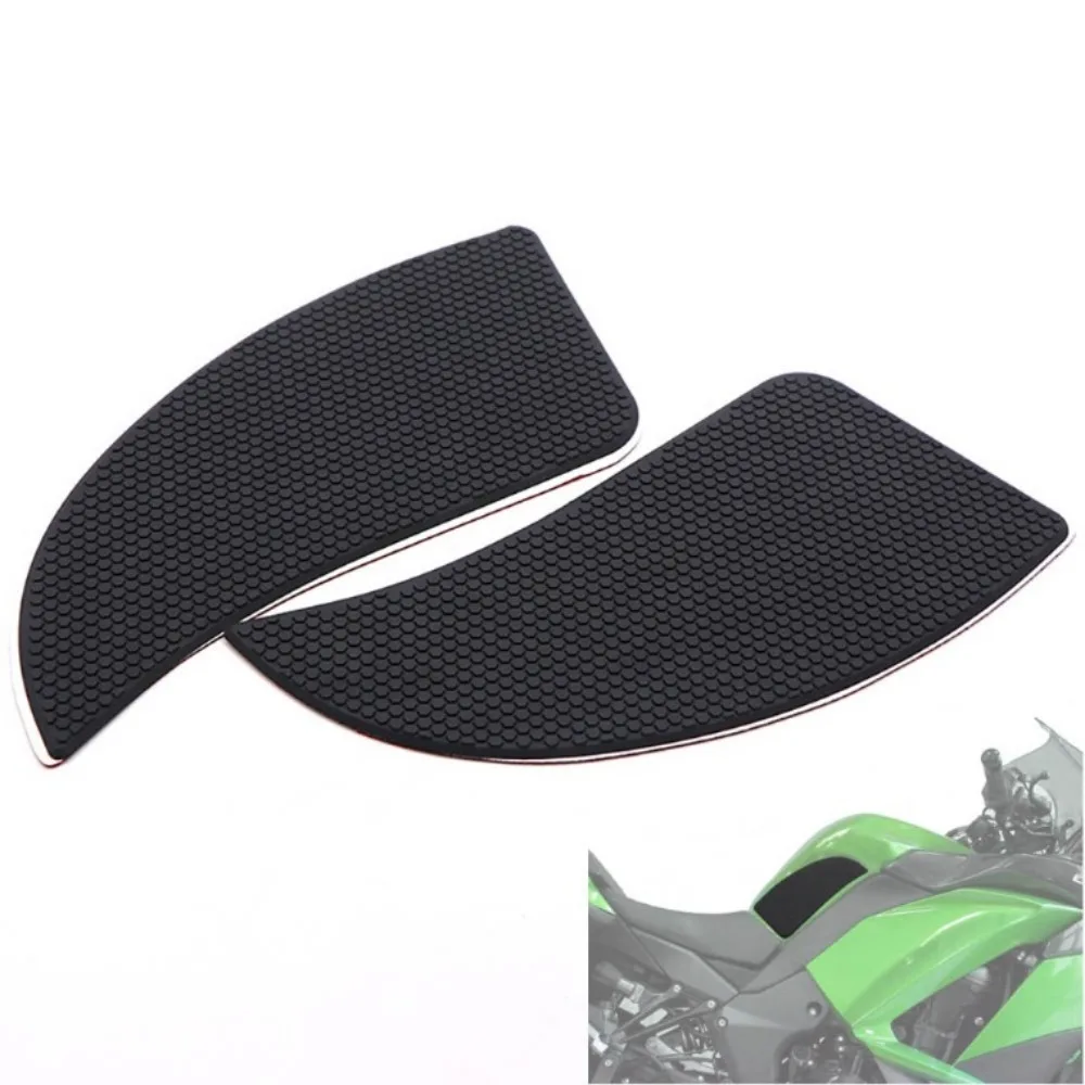 Motorcycle Fuel Tank Side Knee Anti Slip Silicone Pads Enhance Grip Stability Style Riding for Kawasaki Z1000SX 2011-19 ABS -16