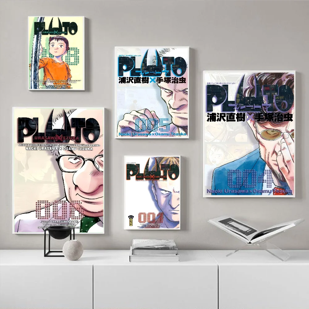 ملصقات لاصقة أنيمي بلوتو ، ملصق ورقة بيضاء ، ديكور غرفة ديي ، بار ومقهى ، غرفة كاواي