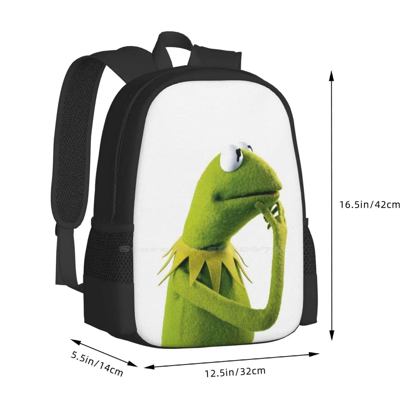 การร่วมมือ กระเป๋านักเรียนที่สวยงาม กระเป๋าเดินทางแล็ปท็อป กระเป๋าเป้สะพายหลัง The Frog Dank Meme The