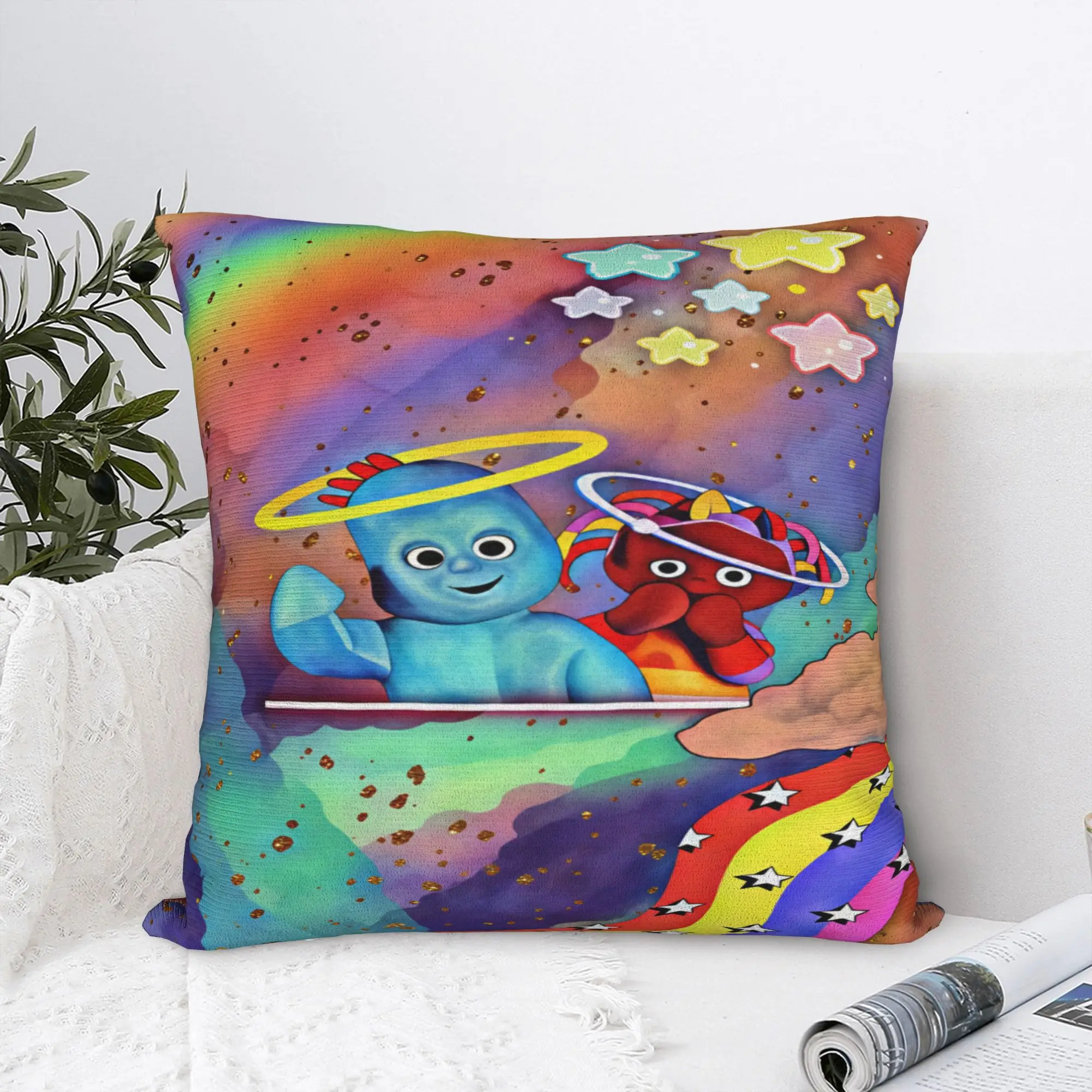 The Haahoos In the night garden Pillow Cover  Funny Pillow Case For Living Room Chair Design Pillowcases Gift