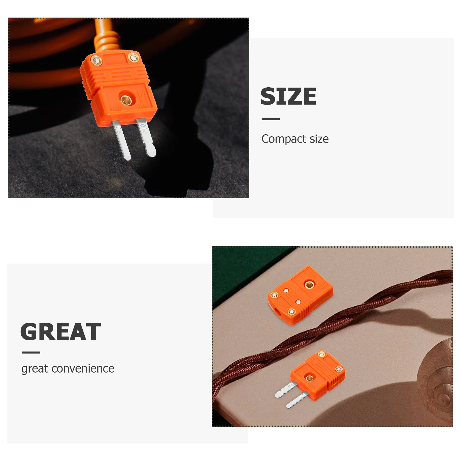 

s N Type Thermocouple Connector Socket Plug Male Female Adapters for Industrial Laboratory Stable Signal Transmission Durability