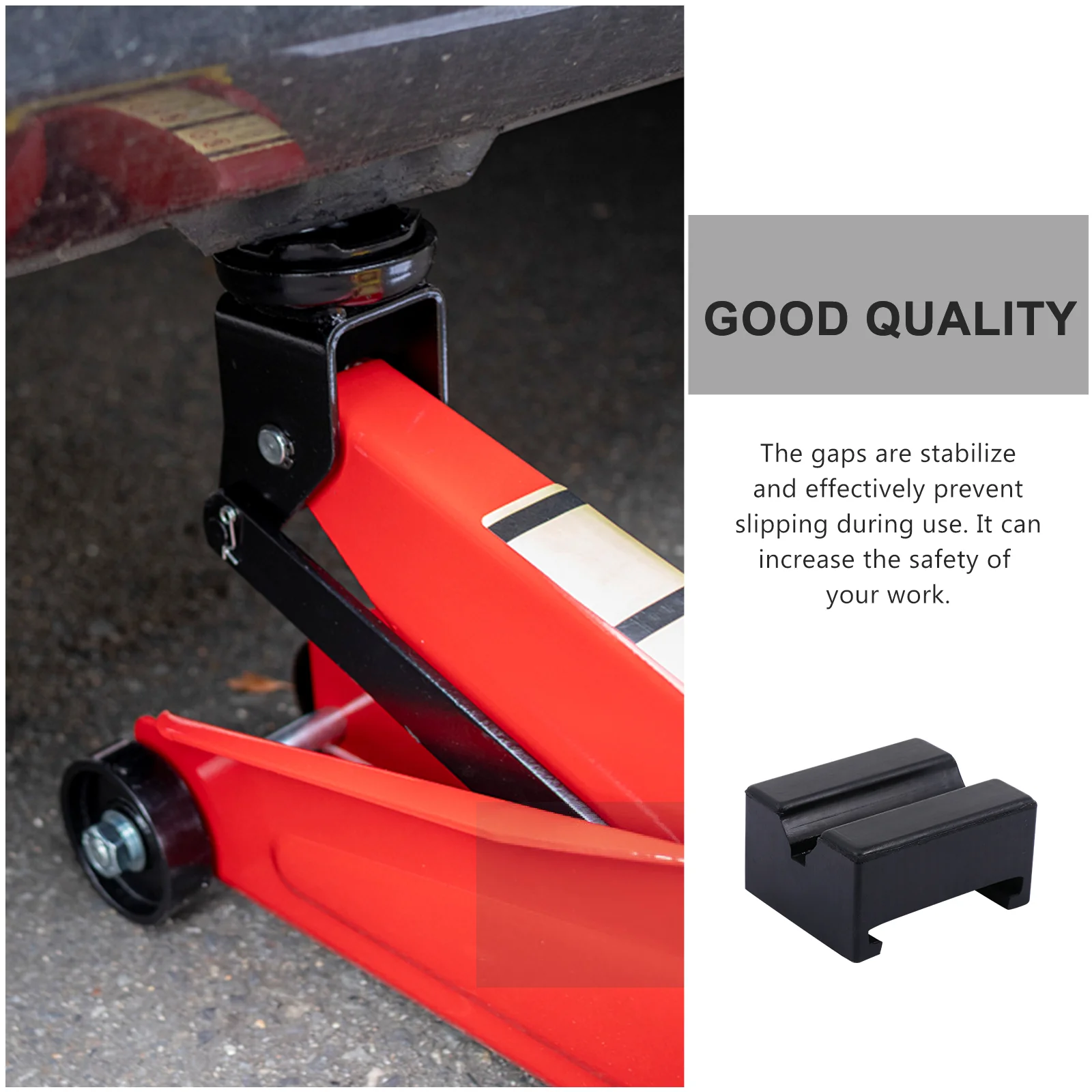 Trailer Stabilizer Jacks Frame Protector Puck Car Lift Rv Flooring Pinch Welds Pad Electric Rubber Stand & Hydraulic cat for