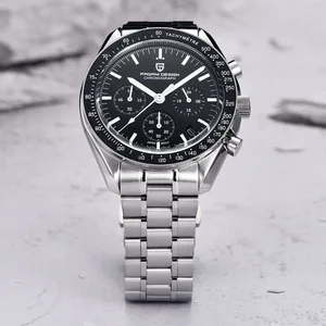 Pagani Design 2025 New Men's Watches Luxury Tople Quartz Clock for Men's Date Automatic Speed Chronographer Air Sapphire Mirror Pulse Clock 12 Main Sales Watch Pagani Design - №10