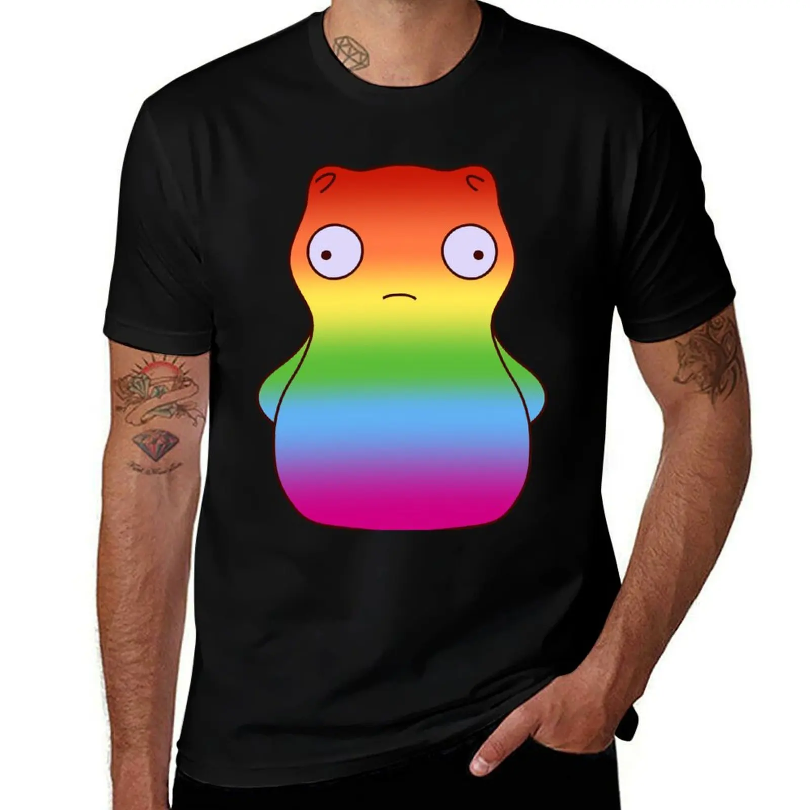 Gay Kuchi T-Shirt Casual Holiday Short Sleeve Tee T-Shirt