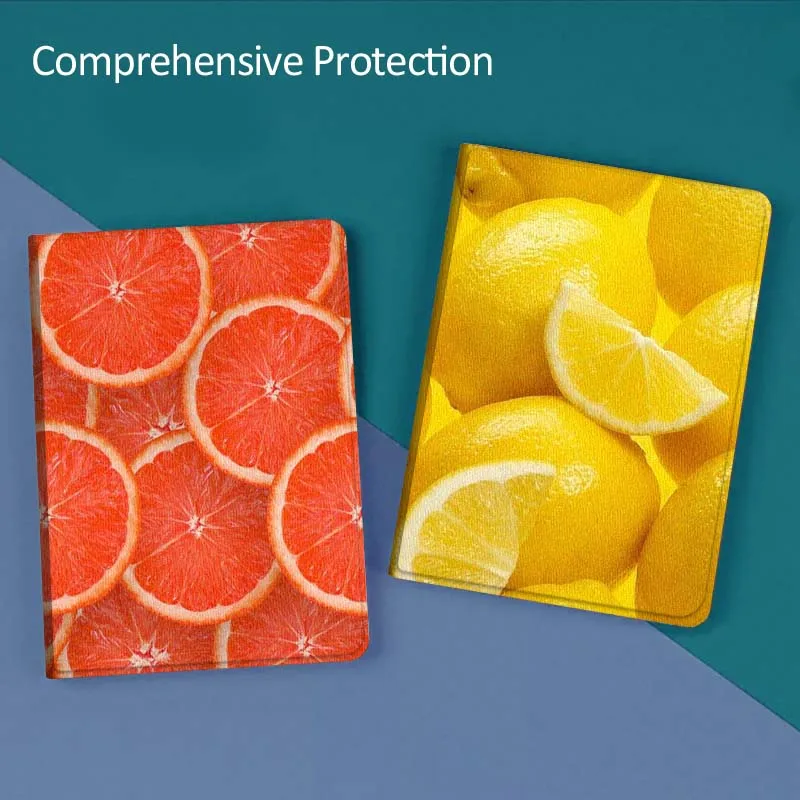 

Fruit Lemon Pomelo Color For Huawei MediaPad T5 T10s M6 M5Lite SE Honor Tab 5 6 7 V7 V8 X8a X9a Pro Soft Tablet Case Gift