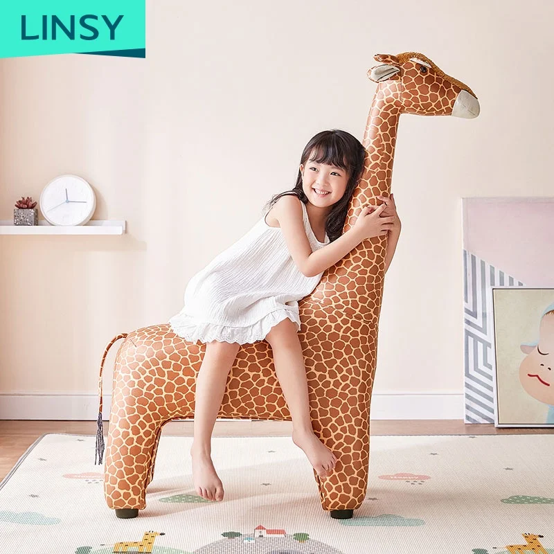 Linsy เก้าอี้โซฟารูปสัตว์สำหรับเด็ก, เก้าอี้โซฟา LS274I1รูปสัตว์ขนาดเล็กแบบนอร์ดิก