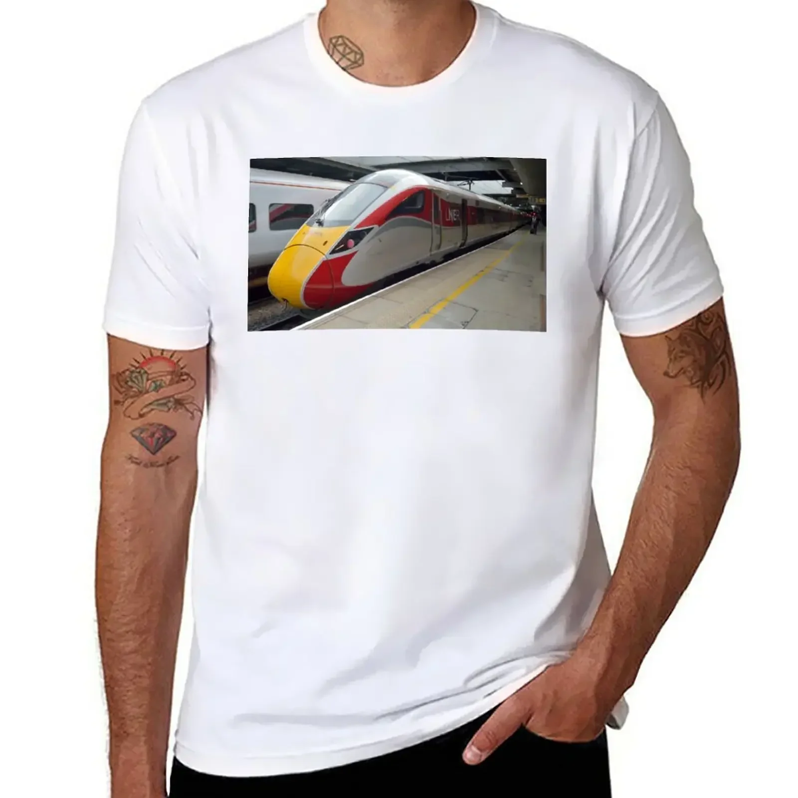 London North Eastern Railway Class 800 Azuma T-Shirt plus size clothes man t shirt basketball graphic tees oversized t shirt men