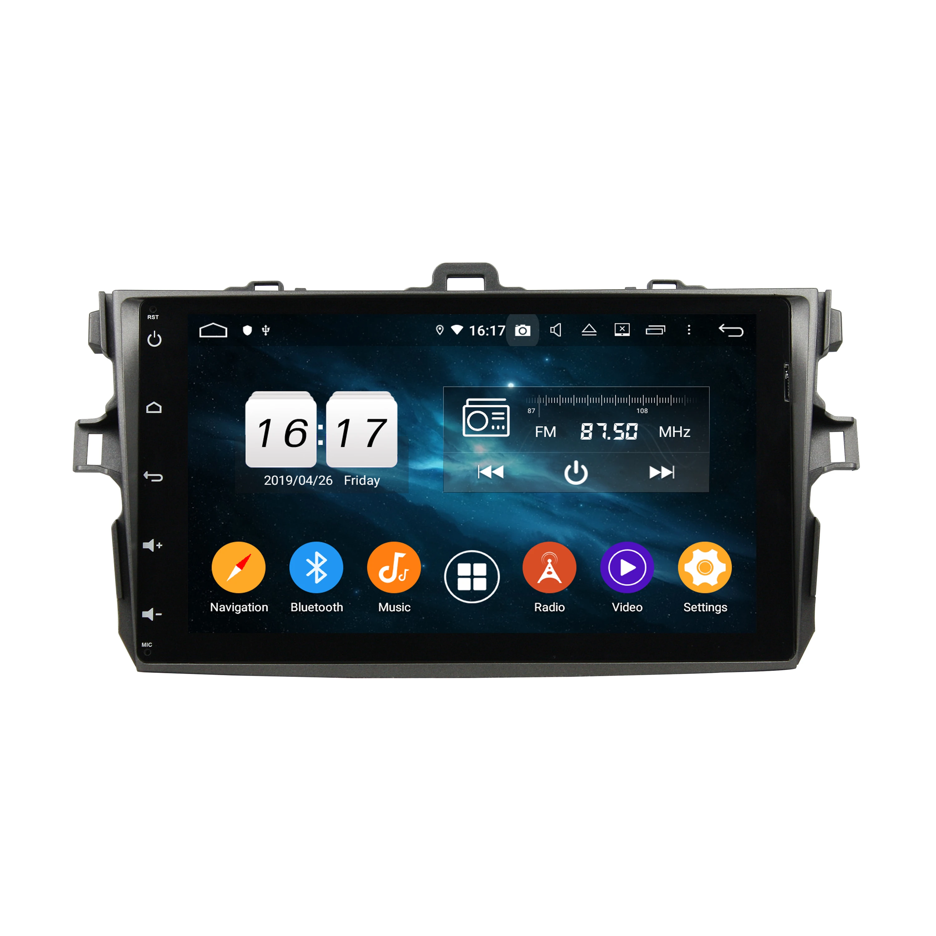 

Двойная автомобильная стереосистема, 4 ОЗУ, android 9, Автомобильное видео для Corolla 2006, 2007, 2008, 2009, 2010, 2011, сенсорное фото