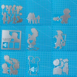children baby pregnant woman Father Child Metal Cutting Dies Scrapbooking Paper Cards Craft Mould Template Embossing Stencils