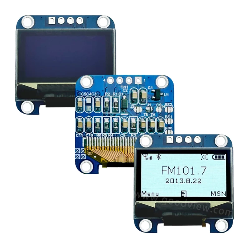 Factory hot sales 0.96 Inch 12864 oled i2c display ssd1306 drive IIC four-wire interface White characters
