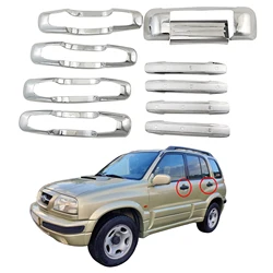 For Suzuki Grand Vitara Escudo 2.0 1999 2000 2001 2002 2004 ABS Chrome Car Accessories Door Handle Bowl Cover Trim Paste Style