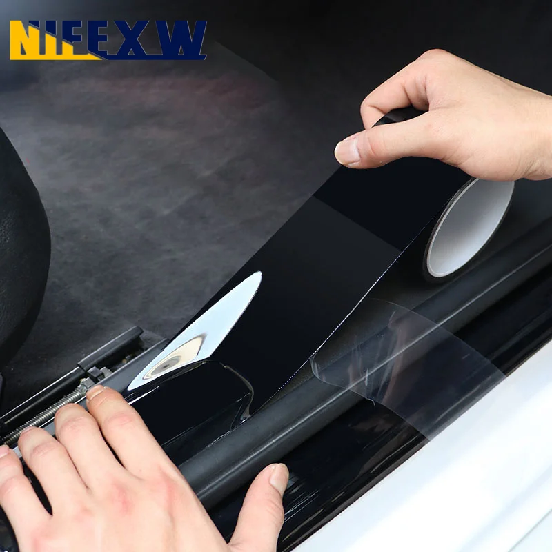 Auto Door Edge Guards Sill Protector Anti Scratch Door Sticker Protection Car Anti-Collision Wrap Film Anti Scratch Vinyl Film