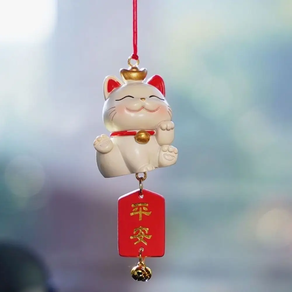 Gifts Japanese Lucky Cat Car Pendant Cute Creative Car Interior Accessories Blessing New Year Car Ornaments Home - Image 3