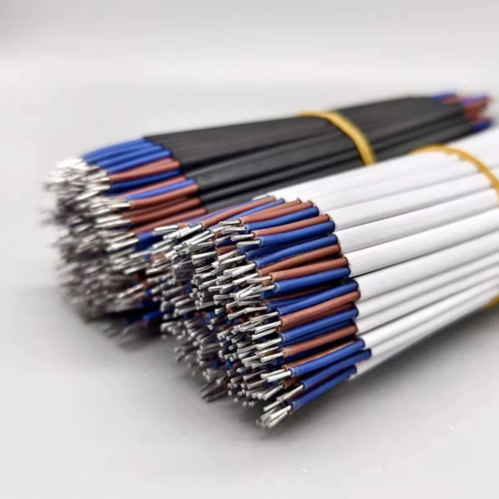 Two Core White Flat Wire LED Power Drive AC Input Sheathed Pure Copper 0.75 Square Black Power Wire for Electronic Projects