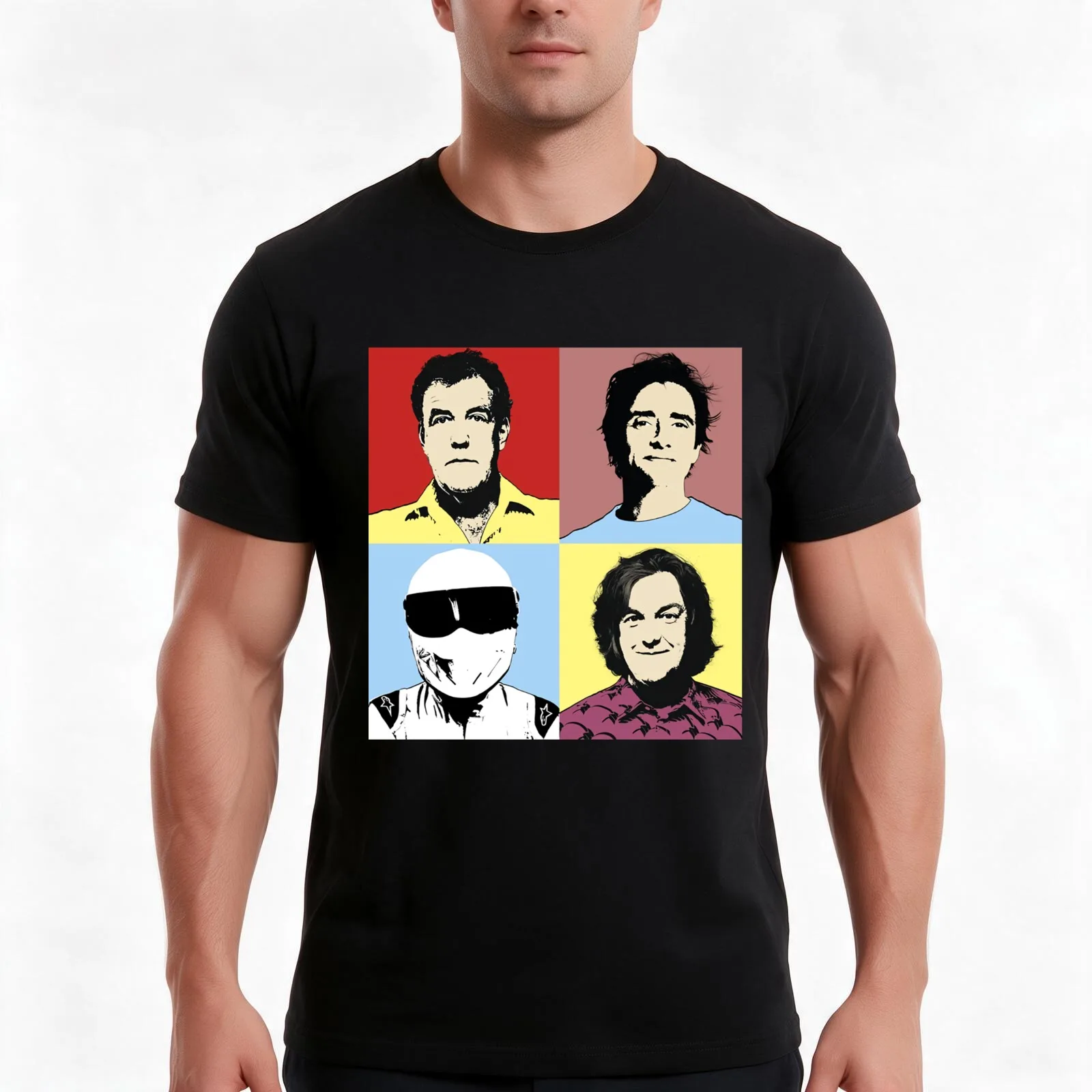 Clarkson Hammond May St T-Shirt, Summer Casual Cotton Tee, Oversized Streetwear Tops, Vintage Graphic Print, Unisex Men Women