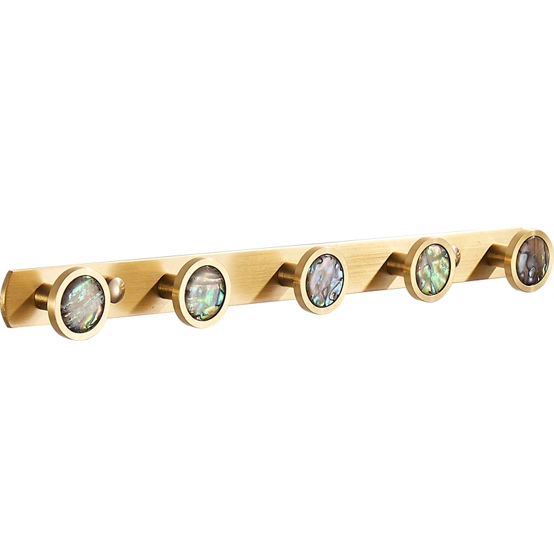 Ganchos para bata de montaje en pared de latón verde/blanco, gancho para toalla de baño, gancho para puerta, bolsa para llaves, colgador de toallas, ganchos ligeros de lujo para dormitorio