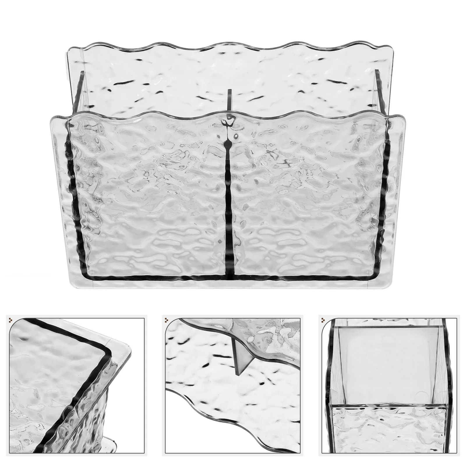 

Pen Storage Box Brush Holder Make up Organizer Skin Care Products Clear Makeup Toothbrush Pp Cup Desk Pencil Brushes