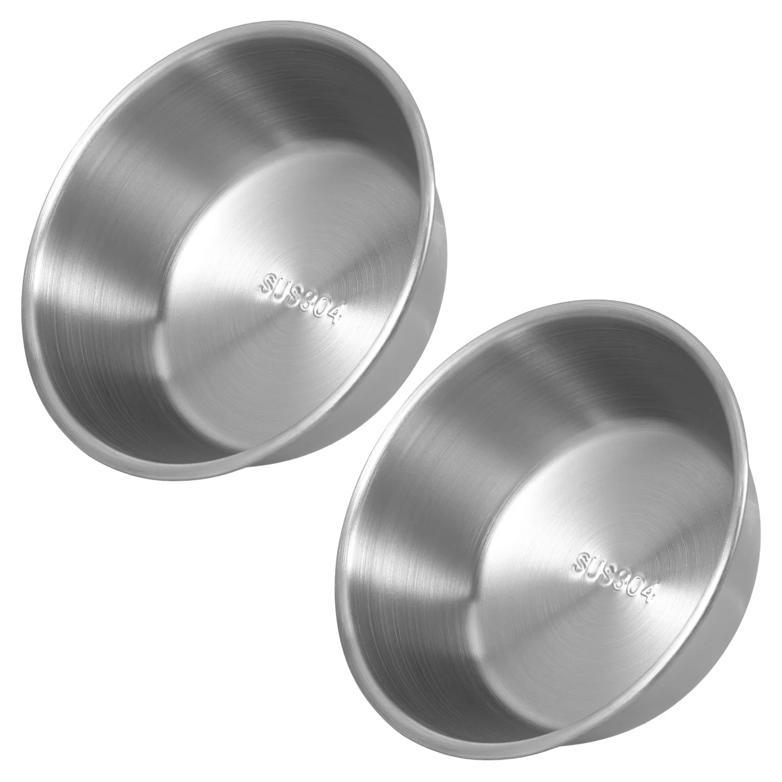 

2Pcs Stainless Steel Sauce Cups Ramekins Lids Lunch Travel Adjustable Bowls Condiment Containers Sauces Mustard Soy