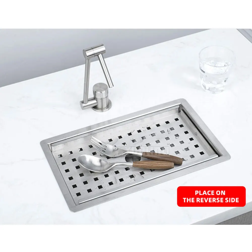 Kitchen invisible small sink, tea room, bar counter sink, tea bar, coffee machine, water dispenser, water tray - view 4