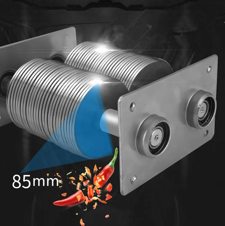 Chicken Dicing Machine Italian Luxury Auto Meat Slicer with Stand