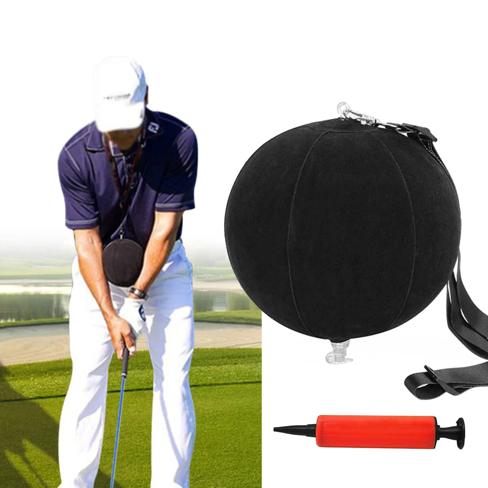 Golf Swing Trainer Ball With Inflatable Assist Posture Correction Training For Golfers Golf Training Aids Dropshipping