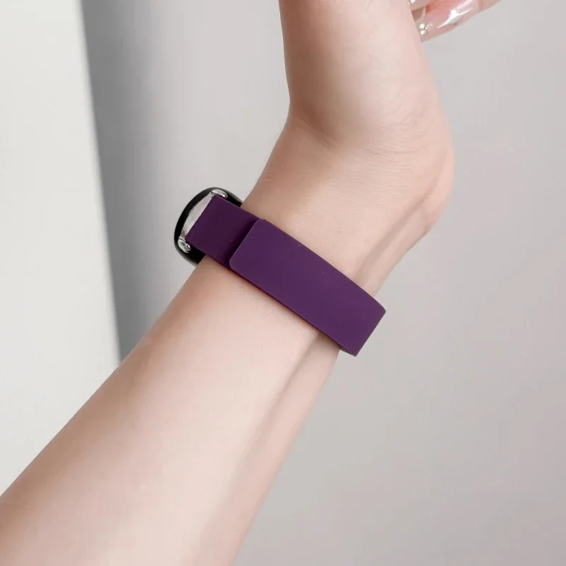 Magnetische Schleife Strap Für Xiaomi Mi Band 10 9 8, Silikon Armband Für Xiaomi Mi Band 8 9/10 Handgelenk gürtel Ersatz Zubehör – Detail 9