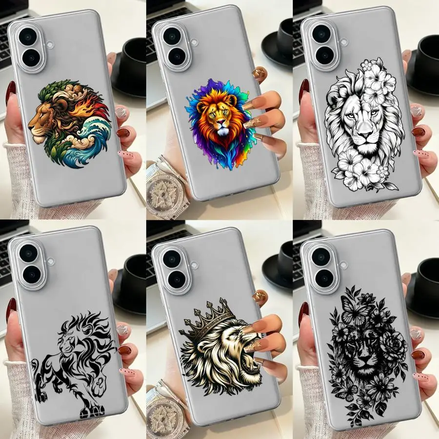 Case for Samsung Galaxy A14 A16 A36 A13 A33 A52 A26 A52 A57 A34 A35 A56 A27 A55 A23 A54 A15 Phone Cover Wild Tiger Gothic 