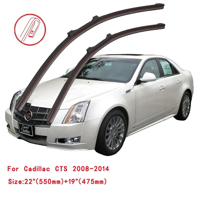 For Cadillac CTS 2003-2019 Car Windshield Wiper Blade Front Windscreen Brushes Washer Accessories Cleaning Replacement Parts