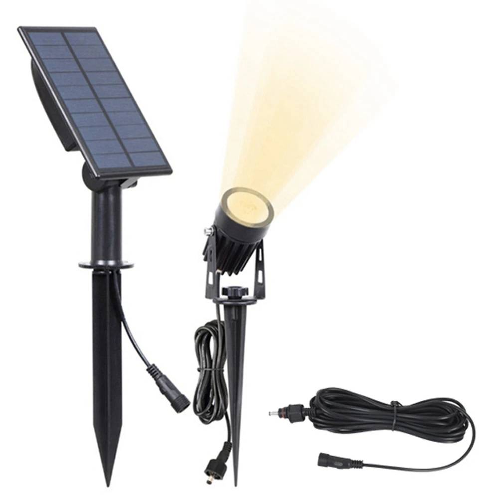 ABKJ-Solar Garden Spot Lights, T-SUNRISE LED Solar Light Outdoor Waterproof Auto ON/Off For Garden, Driveway