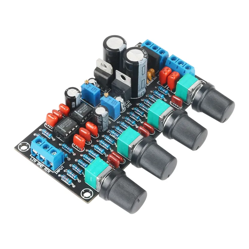 

NE5532 pre-amplification tone board Audiophile high-mid-bass amplifying pre-module 2.0 HD High-fidelity