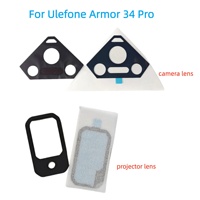 New Original For Ulefone Armor 34 Pro Phone Under Laser Projector Lens Cover Projection Back Camera Lens Glass Repair Parts