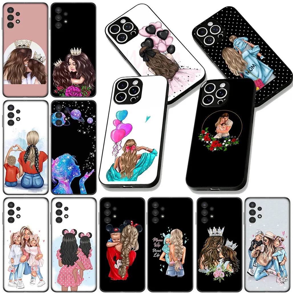 Capa de Telefone Feminina para Motorola Moto Edge - Mãe e Filha - Imagem 6