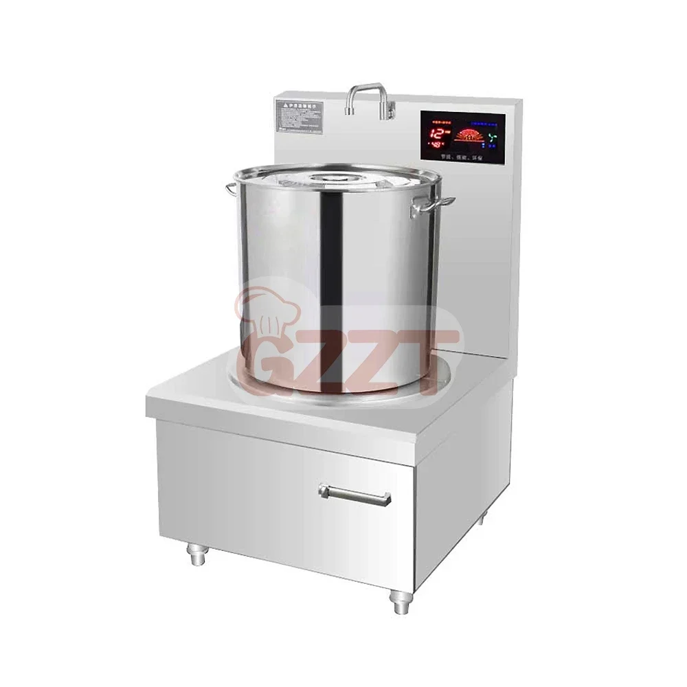 500mm Pot Diameter Induction Soup Cooking Stove for Sale 15kw Induction Cooktop Best Selling Commercial High Soup Pots
