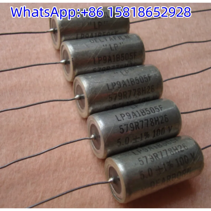 1pcs LP9A1B505F 100V 5UF replacement for 4.7UF discontinued US DELTAFILM Sibie 1% tube amplifier oil-immersed capacitors
