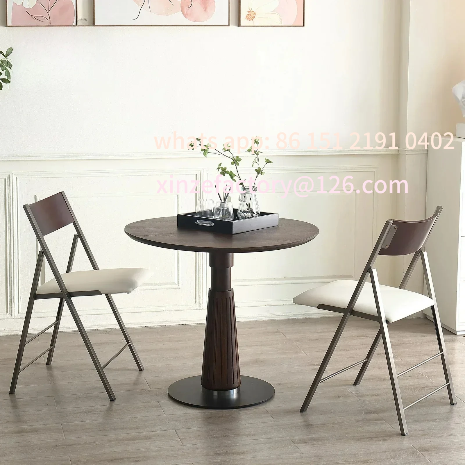 

Customizable jadalni w stylu mid-century modern Best Choice Products 31,5 cala, oszczędzający miejsce stół do ja